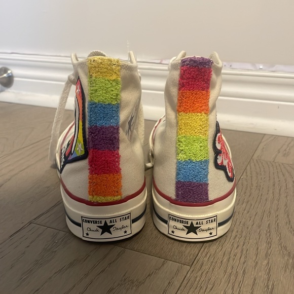 size 8 converse chuck taylor all star, 1st pride parade sneakers - Picture 8 of 10